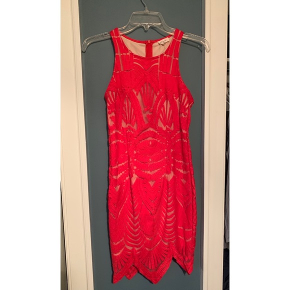 Dresses & Skirts - Red Lace Dress